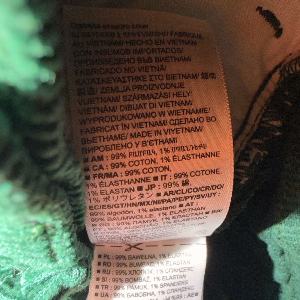 GAP Kids '90's Forest Green Corduroy Pants- BNWOT - Picture 8 of 8